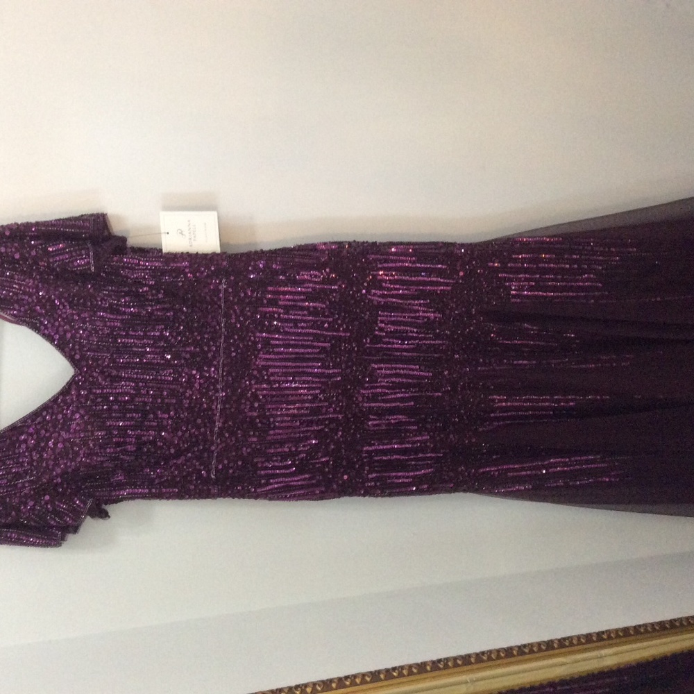Adrianna Papell 40324, Merlot, size 14